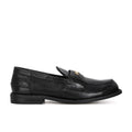 Ready to ship! trendy and versatile new genuine leather penny loafers with suede uppers and flat soles