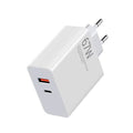 Suitable for xiaomi 120w european standard dual-port charger, xiaomi 15 phone fast charging adapter, usb charging head, a+c port, cross-border