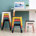 For homeplastic stool casualthickened bench stackable adult footrest living room kids simple storage small stool