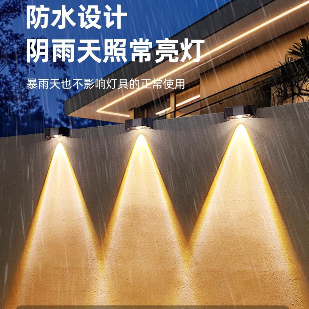 Solar outdoor lights for home courtyard lights popular small courtyard layout rural yard balcony garden lighting wall washer lights