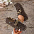 spring/autumn new arrival: women's plus-size casual loafers for cross-border e-commerce. wholesale available. compatible with  and