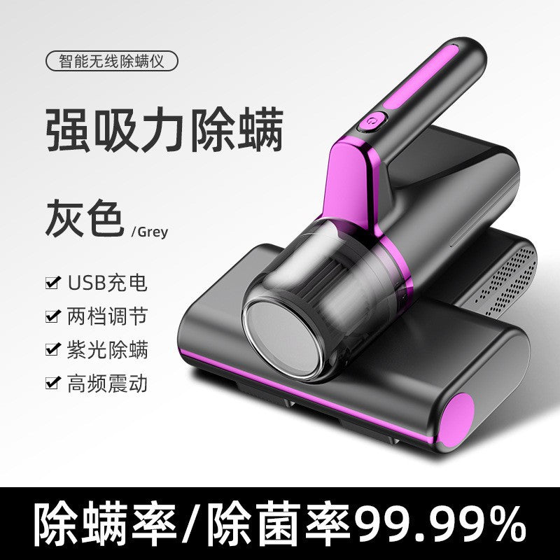 small wireless charging mite remover for home bed handheld high suction vacuum cleaner ultraviolet sterilizer