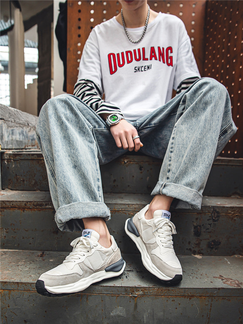 New men's shoes autumn Waffle Port trendy shoes niche trendy brand sports shoes platform Forrest Gump dad shoes men's generation