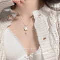 French shell star necklace women's 2024 new arrival hot style necklace accessory - lightweight luxury, niche, high-end clavicle chain