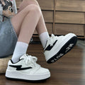Korean style niche design retro student casual unisex couple skate shoes ins street style versatile flat bottom sneakers