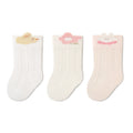 Babylon baby mid-calf socks combed cotton mesh cartoon kids socks spring and summer new arrival loose mouth anti-mosquito socks category a