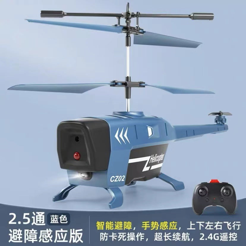 remote control helicopter 3.5 channels rechargeable and drop-resistant controllable left and right drone aircraft kids toys