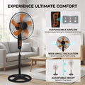 Source factory new arrival floor fan wholesale energy-saving fan household electric fan shaking head silent fan export order