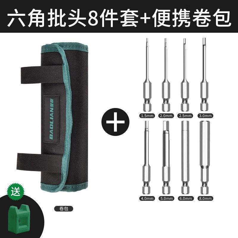 Roll tool bag bit electrician small portable abrasion resistant waist bag abrasion resistant cosmetics bag multifunctional satchel roll bag