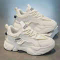 Men's shoes 2025 new winter trendy men's thick-soled sports hot-selling mesh breathable casual dad shoes