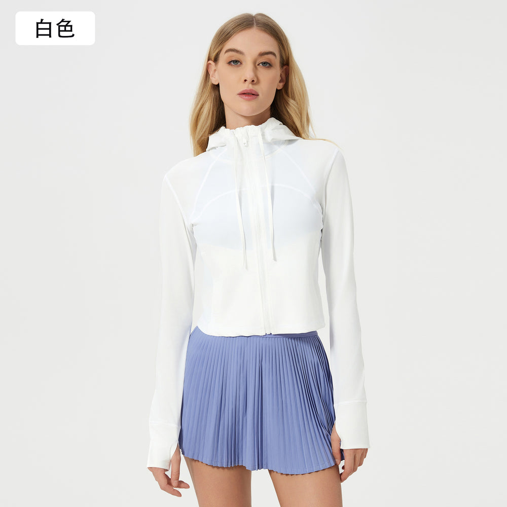 Summer cooling outdoor sun protection uv-resistant skin jacket - lightweight, quick-drying, breathable, hooded sun shirt for women d25018