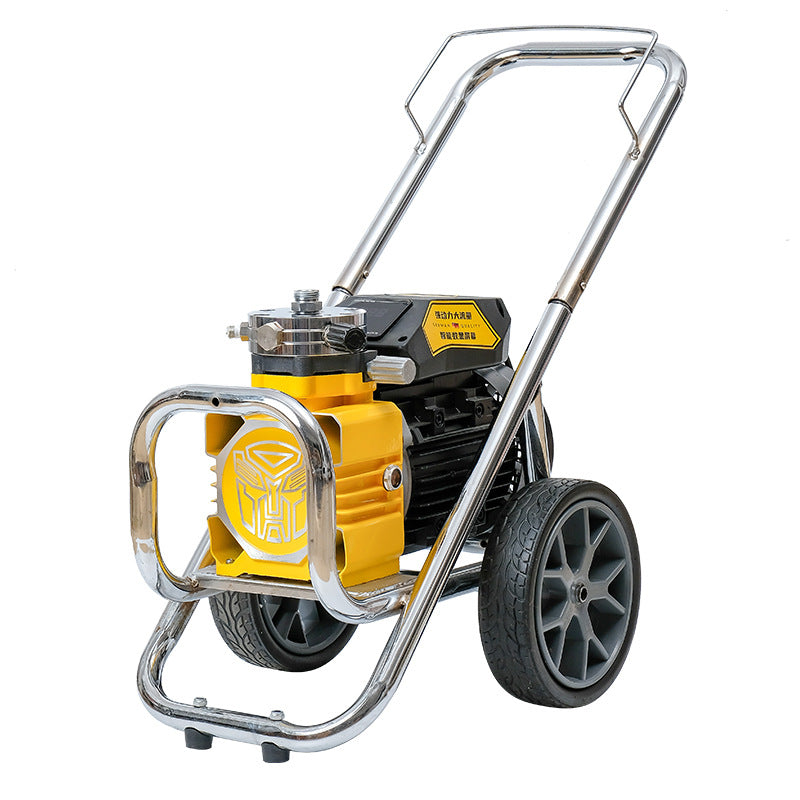 阿斯兰电动高压一体喷涂机油漆腻子抹灰多功能小型隔膜双枪喷漆机