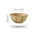 6.8inch shallow bowl - light yellow