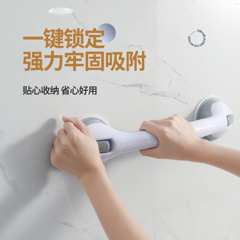 No-drill bathroom anti-fall suction cup grab bar - bathroom handrail, suction cup handrail, glass door and window grab bar for seniors