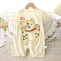 Kids' summer short-sleeve romper, newborn bodysuit, infant cotton onesie, baby boy and girl playsuit