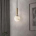 Postmodern casual creative marble bedroom bedside small chandelier bar designer hanging wire restaurant hanging wire small chandelier