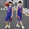 Kids' t-shirts & tank tops, student basketball jerseys, boys' casual middle school sports sets, summer sleeveless shorts