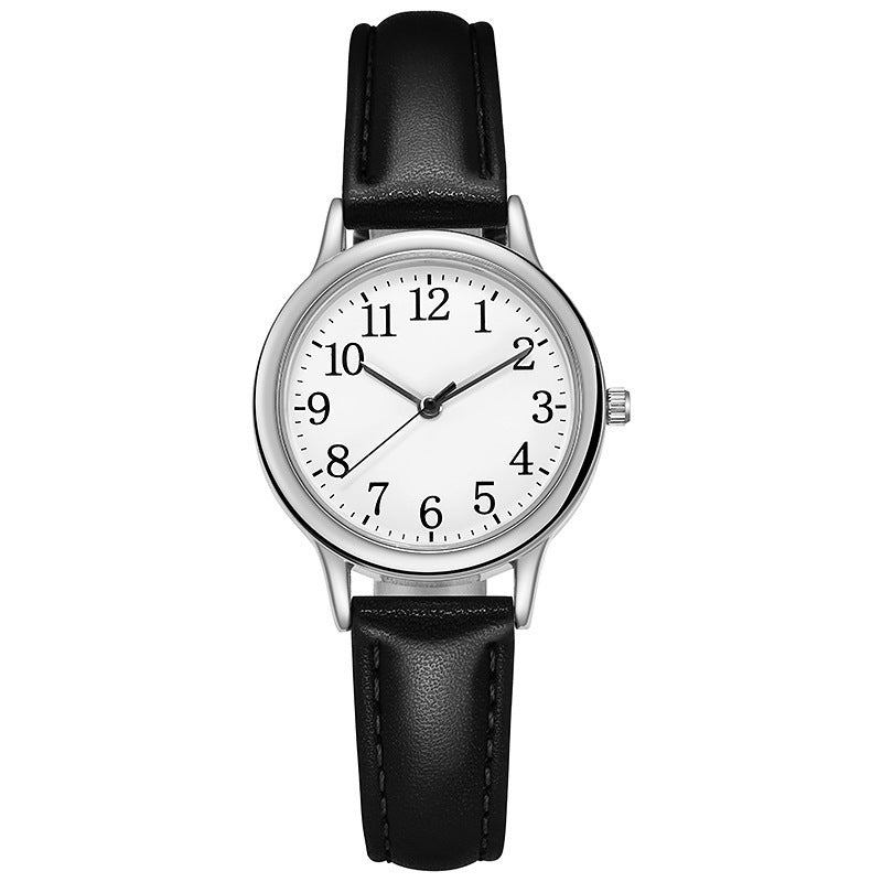 new arrivalcasual digital fashion women's quartz watch small leather belt women's watch women's watch