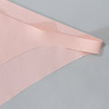 European and american seamless women's low-rise sexy panties - minimalist, thin, invisible thong bikini in ice silk