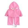 new trendy kids' fashionable baby spring/autumn letter & heart hooded long sleeve two-piece set - girls' spring outfit