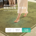 Cooling ice silk mat cream style green living room carpet new summer bedroom no-wash wipeable mat floor mat