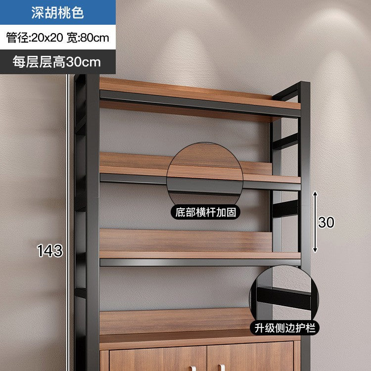 Shelf Multi-layer storage shelf Floor-to-ceiling office locker Shelf Layered shelf Living room display Cabinet with door