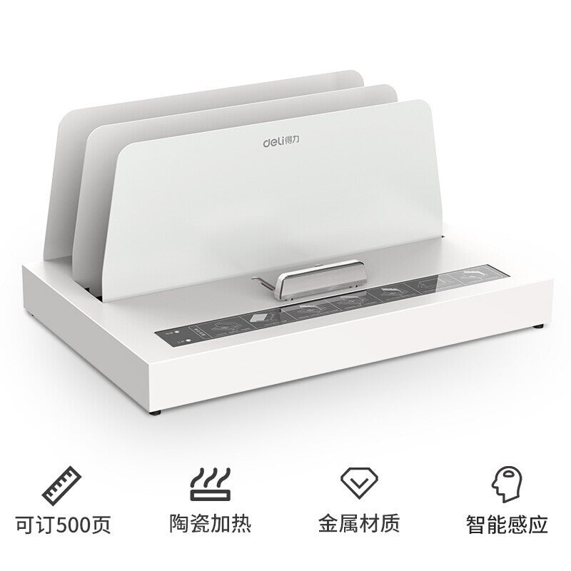 Deli 3882 Hot Melt Binding Machine Wireless Binding Machine Tender Financial Accounting Automatic Voucher Binding Machine Envelope
