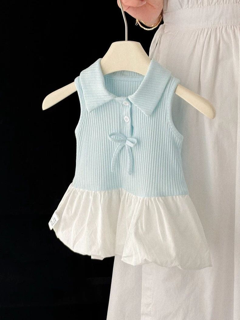 Korean style versatile little girl spring dress - baby spring/summer gentle, whitening, cute, sweet, stylish, and easy to match
