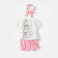 Girls'  new collection: baby & toddler princess style top and floral korean-style summer shorts two-piece set
