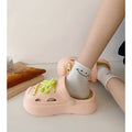 Fairy wind beautiful super fairy slippers women's thick sole summer outwear k-style pearl sandals fashion princess style flip flops