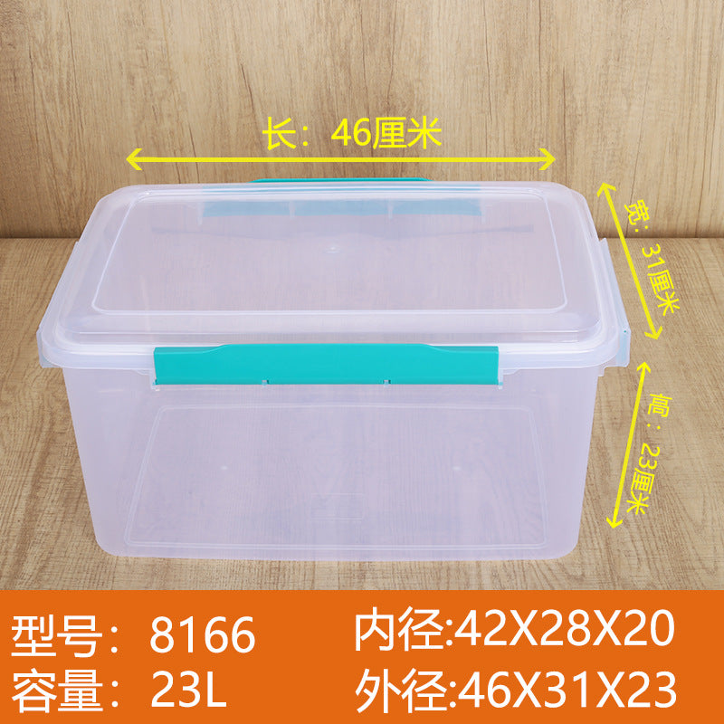 Fat cat thickened fresh-keeping box deepened food grade PP plastic refrigerator freezer box large capacity heightened storage box wholesale