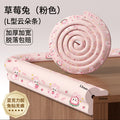 (no postage l-shape) little rabbit print - light pink