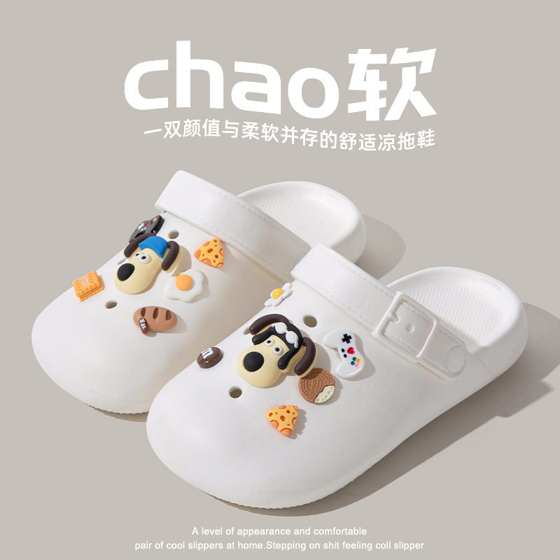 Women's clogs - new outdoor/indoor anti-slip thick-soled slippers for couples - summer comfort