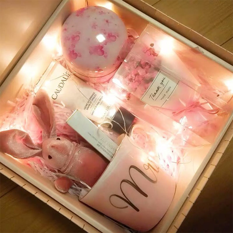 LED copper wire light waterproof small lantern flashing light string light rose bouquet decorative light gift box decorative lantern