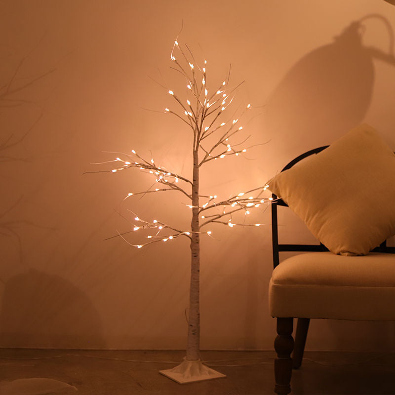 LED tree lights flashing stars birch tree luminous decorative lights Internet celebrity room decoration New Year's Day lighting