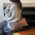 Korean style minimalist luxury shoulder bag - 2025 winter versatile underarm bag - large capacity work & commute bag