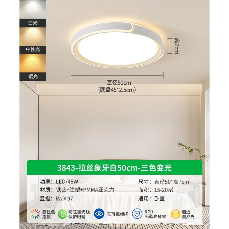 Bedroom light Ceiling light New led master bedroom lighting Modern simple room light Luxury minimalist restaurant light E