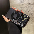 New star ring magnetic iphone 17 pro case with lens protector - iphone 16 instant aurora effect, large view window