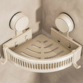 Triangular bathroom cabinet suction cup wall-mounted washbasin storage rack corner bathroom storage rack wall-mounted bathroom