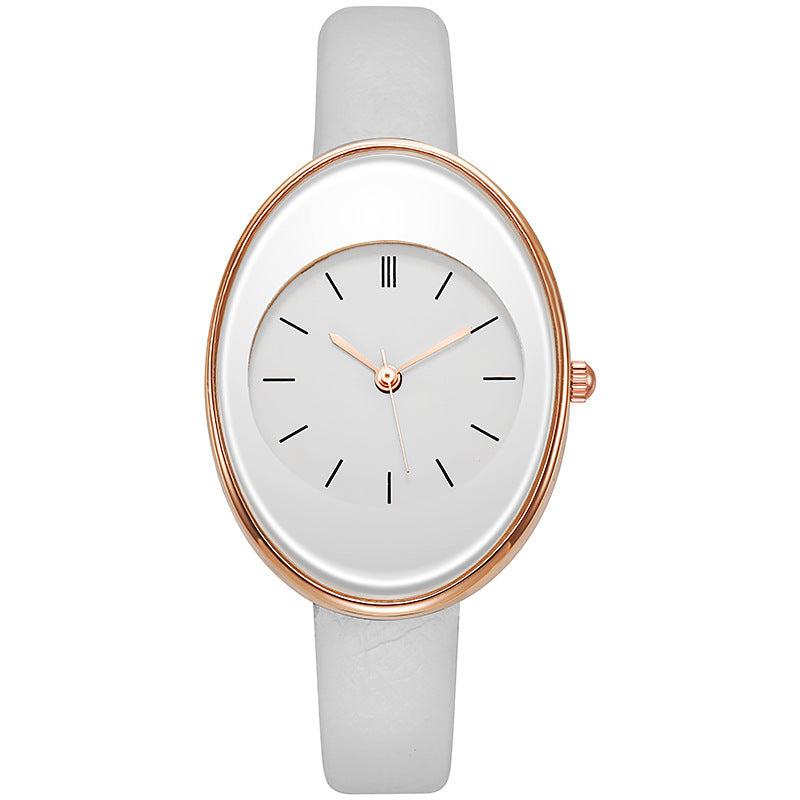 2022 new women's watch - fashionable, unique, minimalist quartz watch with leather strap - wholesale from aliexpress/wish