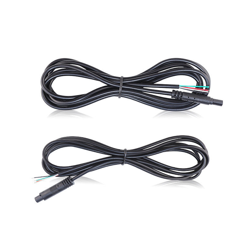 Customized rearview mirror head BMW line 4 holes male and female recorder extension cable camera ambient light extension cable