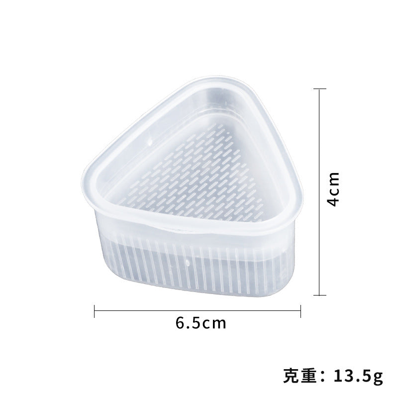 Creative cartoon triangle rice ball mold - household rice ball maker for kids' bento boxes - wholesale nori sushi molds