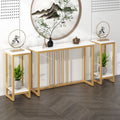 Simple table storage rack for home, wall-mounted long table, iron chinoiserie table, living room entrance table, for home entrance table