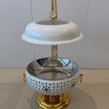 Golden stainless steel buffet warmer - 8l hotel wedding alcohol-fired buffet stove - in stock