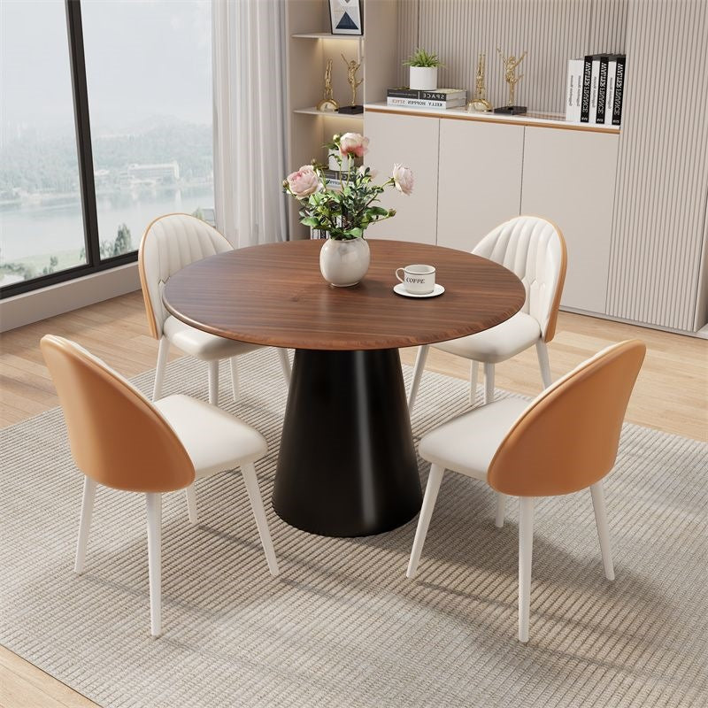 European-style high-end microcrystalline stone slab tabletop commercial negotiation table and chair combination for home restaurant table popular instagram style