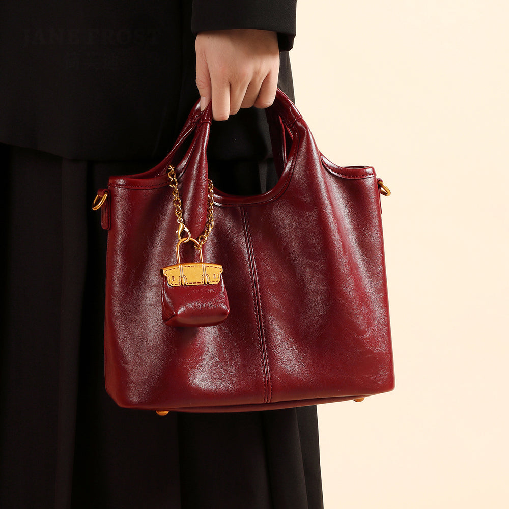 High-end 2025 new red bridal bag - versatile everyday use, commute-friendly mother-child bag, shoulder bag, crossbody bag, handbag, wedding bag