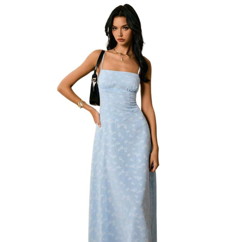 fashionnew arrivalfashionelegant strap elegantcasual vacation long suspender dress