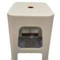 Thickened plastic stool stackable for home living room dining table high stool square stool restaurant spare casual stool storage stool