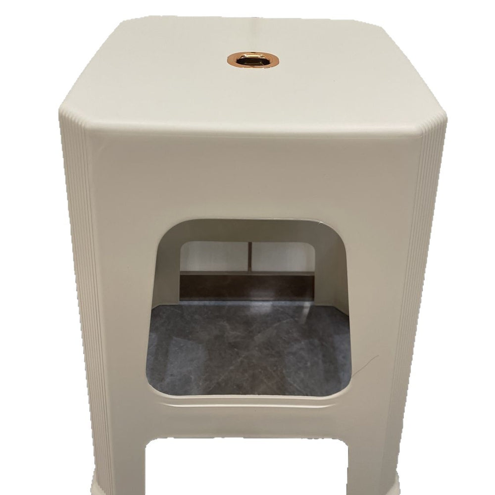 Thickened plastic stool stackable for home living room dining table high stool square stool restaurant spare casual stool storage stool