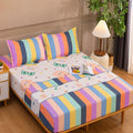 Printing fitted sheet bed cover simmons protective dust cover all-inclusive elastic bed cover that won't pill or shrink